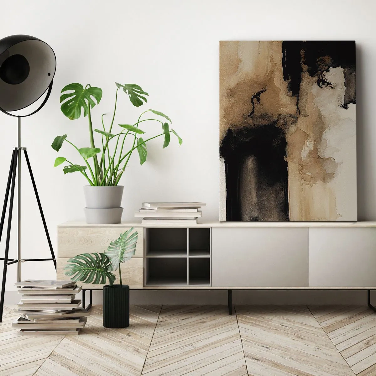 Impression sur toile - Image sur toile - Une abstraction intrigante - 45x80 cm