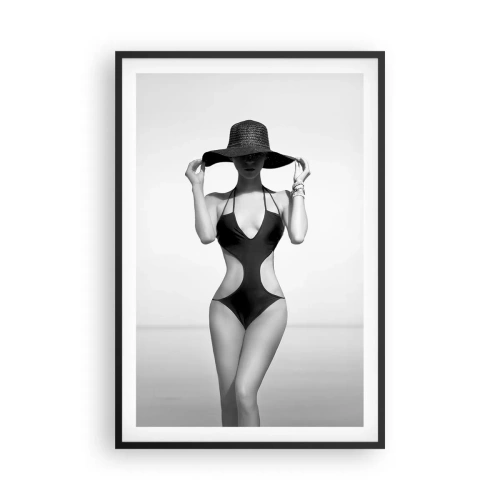 Affiche dans un cadre noir - Poster - Mon prénom? Élégance - 61x91 cm