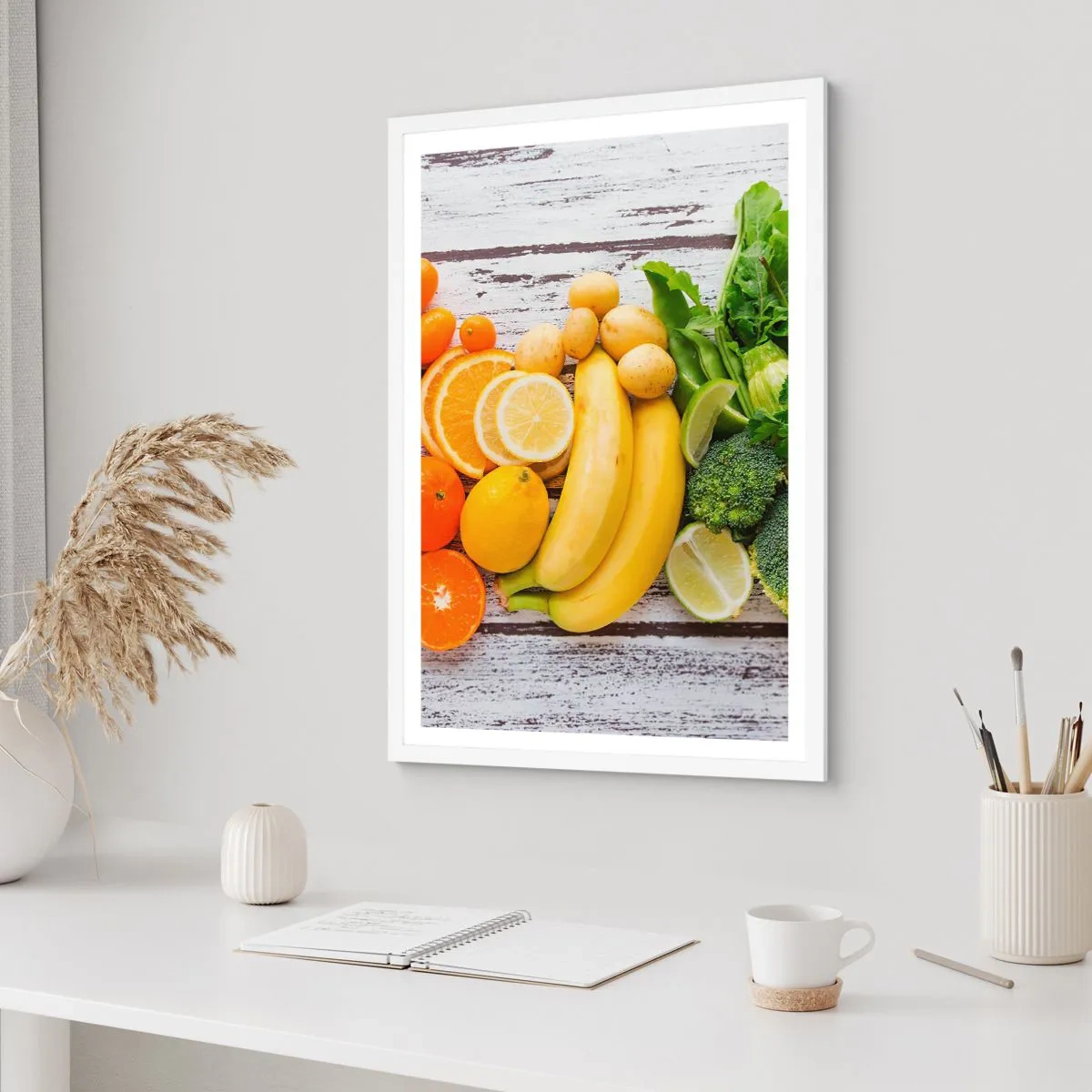 Affiche dans un cadre blanc - Poster - Ce n'est pas suffisant? - 30x40 cm