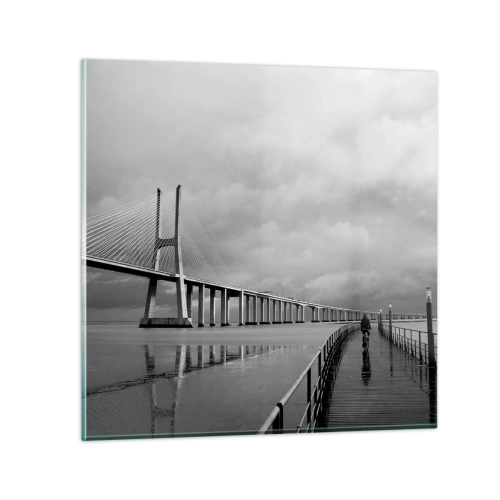 Impression sur verre - Image sur verre - A tous ceux qui lui sont important - 40x40 cm