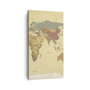 Impression sur toile - Image sur toile - Pour vous - le monde entier - 45x80 cm