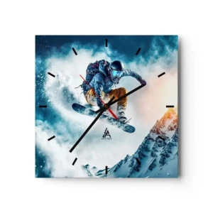 Horloge murale - Pendule murale - Des émotions extrêmes - 40x40 cm