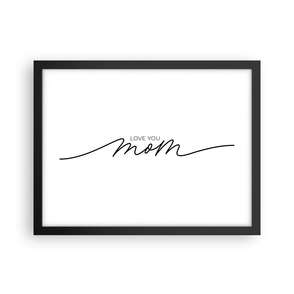 Affiche dans un cadre noir - Poster - Grand chamboulement - 40x30 cm