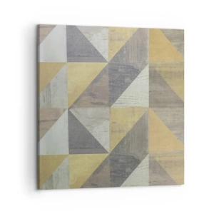 Impression sur toile - Image sur toile - Suivant l'angle du triangle - 50x50 cm
