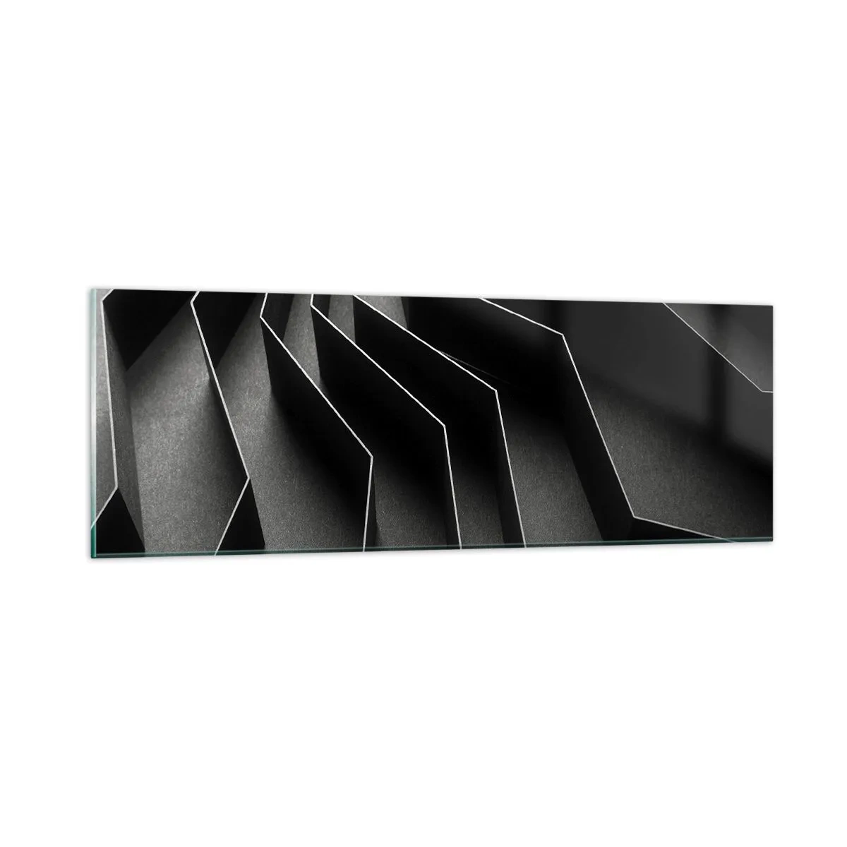 Impression sur verre - Image sur verre - Ordre spatial - 90x30 cm