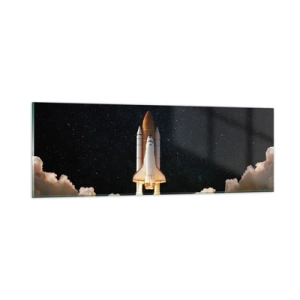 Impression sur verre - Image sur verre - Ad astra! - 90x30 cm