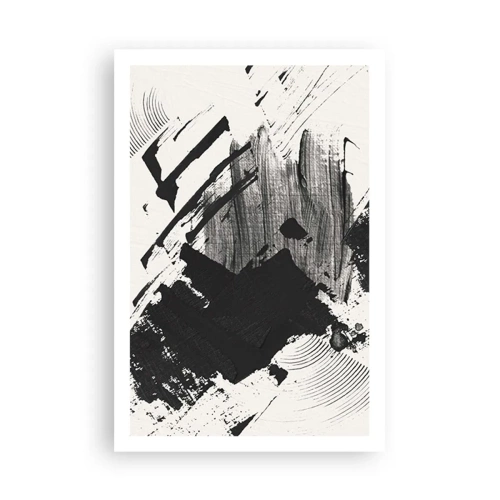 Affiche - Poster - Abstraction – expression du noir - 61x91 cm