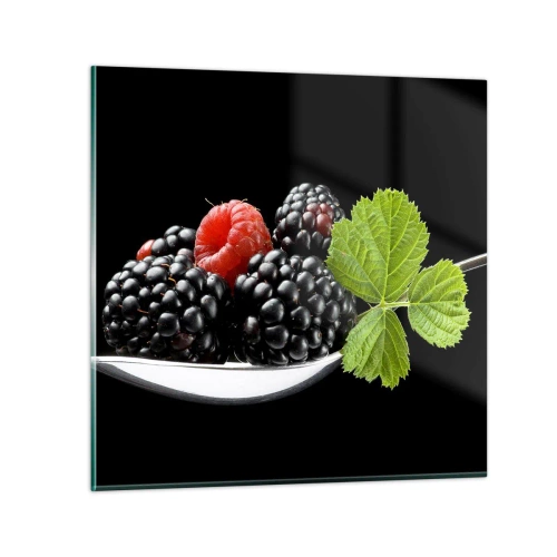 Impression sur verre - Image sur verre - Le goût de la fraîcheur - 50x50 cm