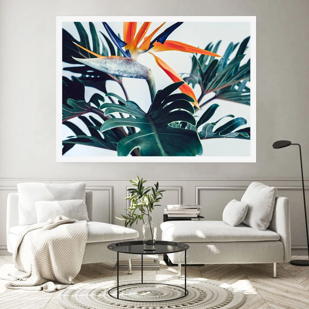 Affiche - Poster - Le buisson oiseaux - 50x40 cm