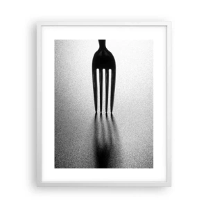 Affiche dans un cadre blanc - Poster - Lumière et ombre - 40x50 cm