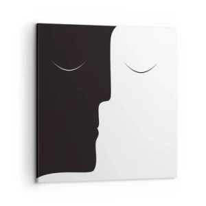 Impression sur toile - Image sur toile - Unité des contraires - 50x50 cm