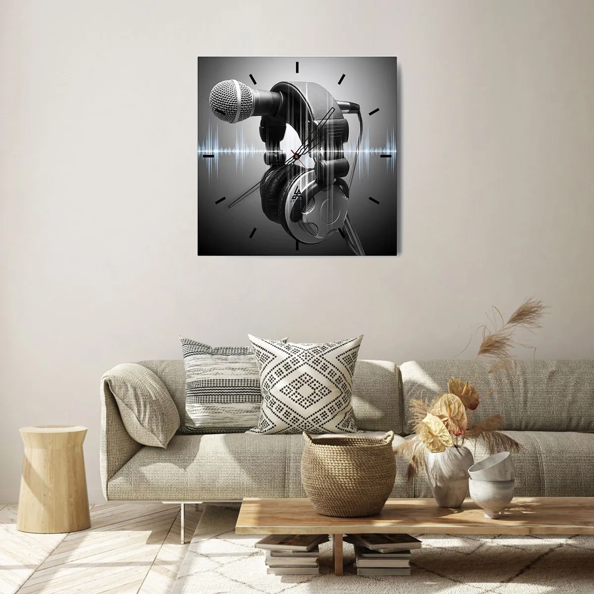 Horloge murale - Pendule murale - Vous pouvez encore entendre son chant - 40x40 cm