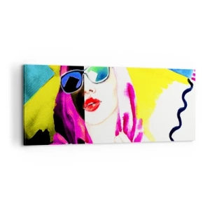 Impression sur toile - Image sur toile - je ne suis pas blanche et je ne suis pas noire - 100x40 cm