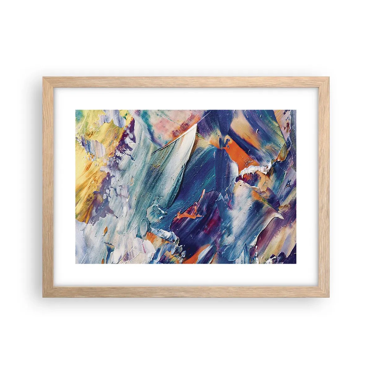 Affiche dans un chêne clair - Poster - Confusion des couleurs - 40x30 cm