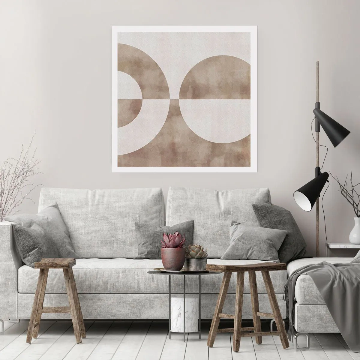 Affiche - Poster - Similitudes et différences - 60x60 cm