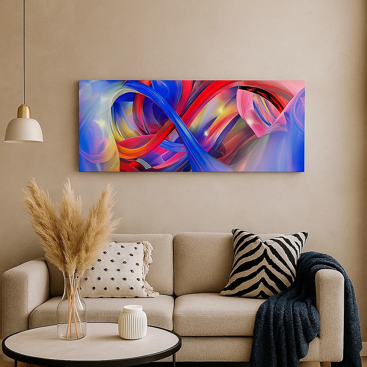 Impression sur toile - Image sur toile - La danse des nuances - 30x30 cm