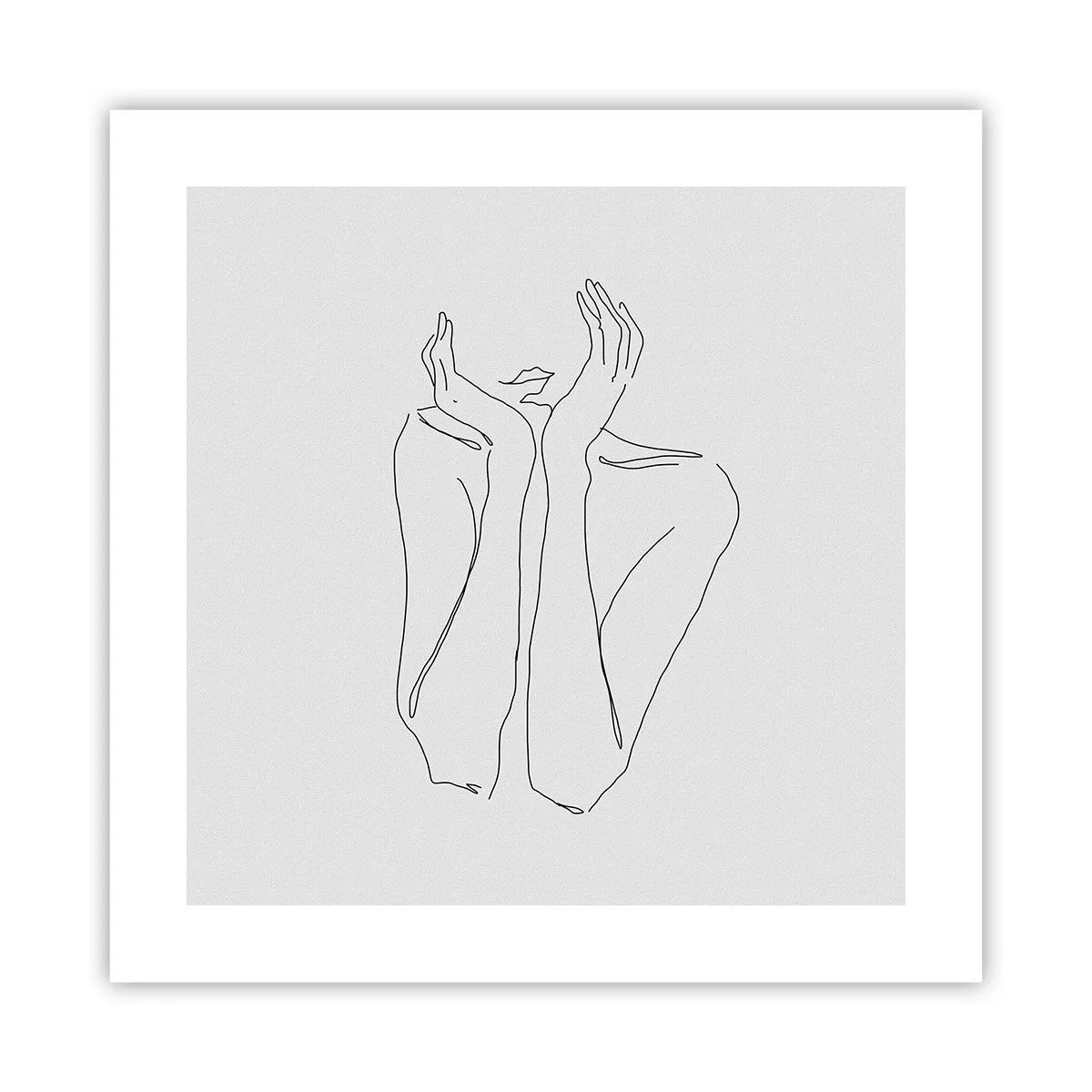 Affiche - Poster - De quoi rêvent les femmes - 40x40 cm