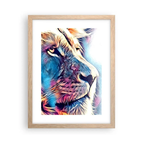 Affiche dans un chêne clair - Poster - L'intelligence de la nature - 30x40 cm