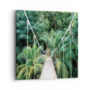 Impression sur toile - Image sur toile - Welcome to the jungle! - 40x40 cm