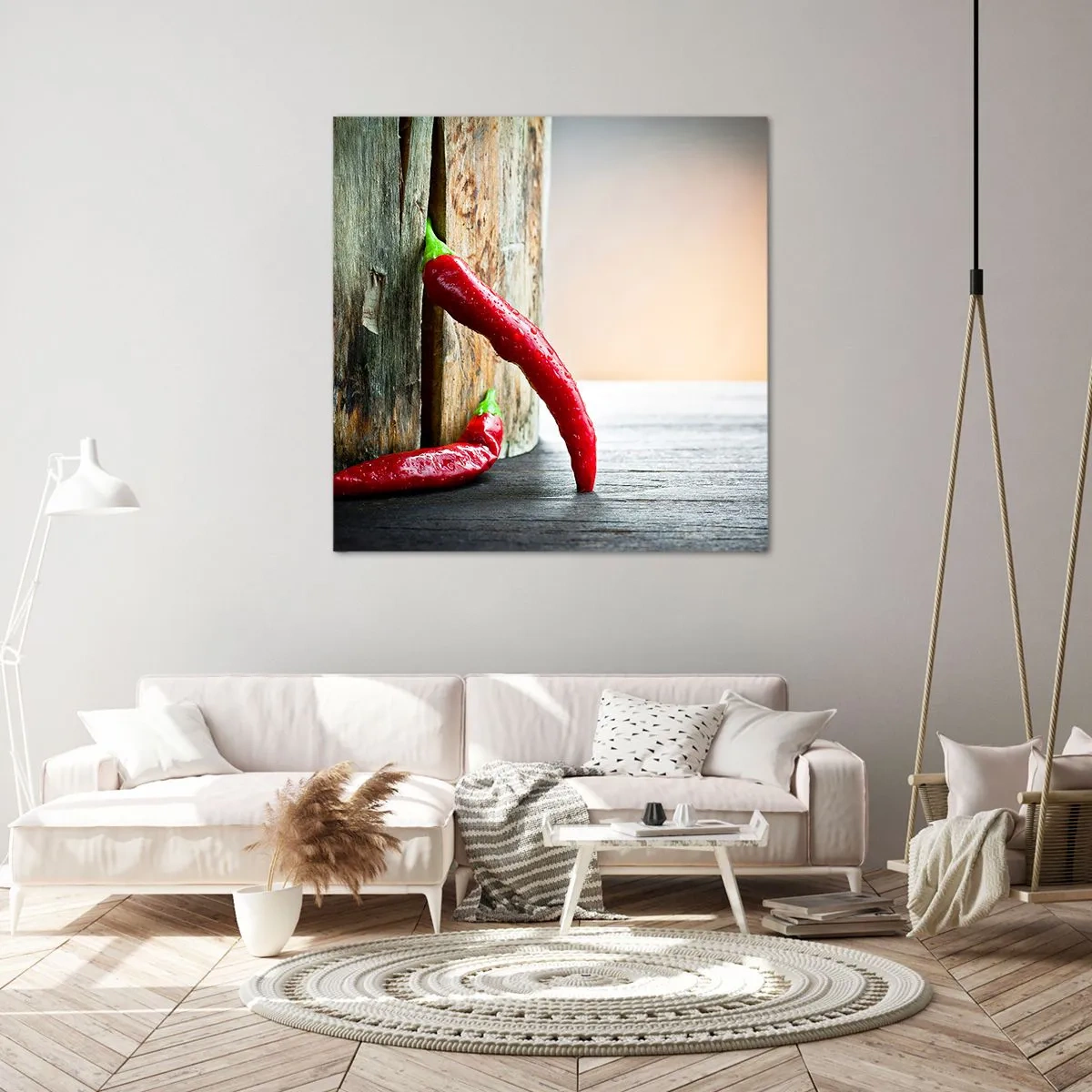 Impression sur toile - Image sur toile - Red hot chili peppers - 30x30 cm