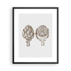 Affiche dans un cadre noir - Poster - Leçon d’anatomie - 40x50 cm