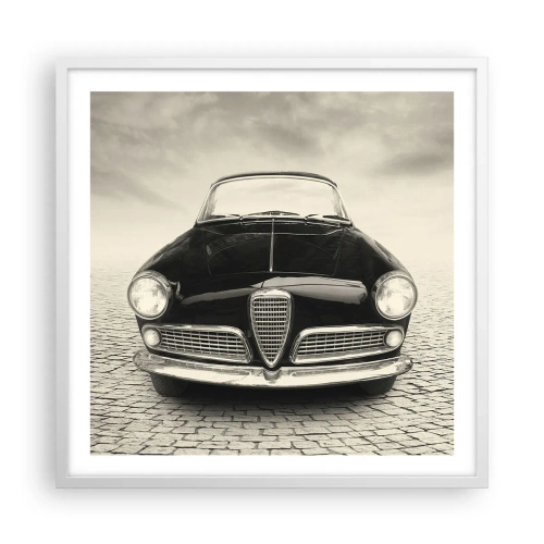 Affiche dans un cadre blanc - Poster - Et alors! Tu ne m'aime pas? - 60x60 cm