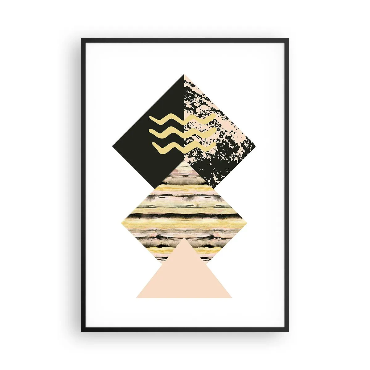 Affiche dans un cadre noir - Poster - Pas si simple - 70x100 cm