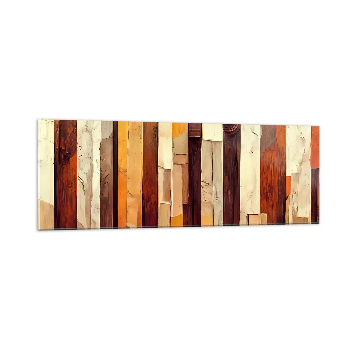 Impression sur verre - Image sur verre - Hymne des arbres forestiers - 90x30 cm