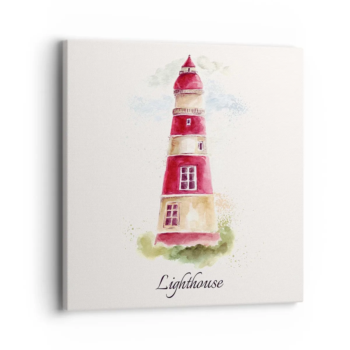 Impression sur toile - Image sur toile - Il y a toujours beau temps autour - 40x40 cm