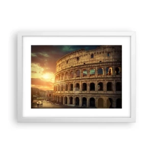 Affiche dans un cadre blanc - Poster - Une impression colossale - 40x30 cm