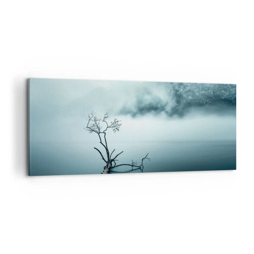 Impression sur toile - Image sur toile - D'eau et de brouillard - 100x40 cm