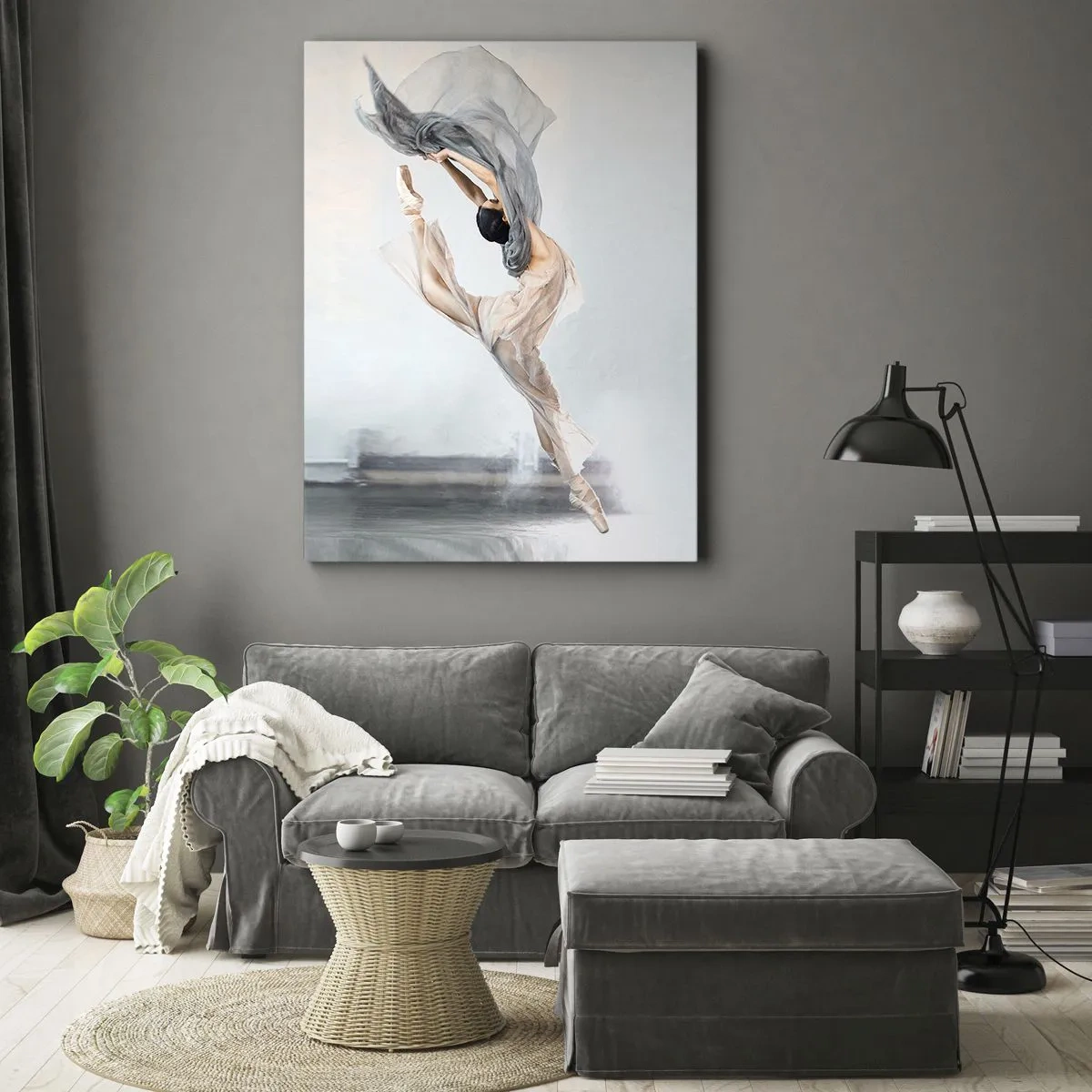 Impression sur toile - Image sur toile - Dans le ravissement de la danse - 65x120 cm