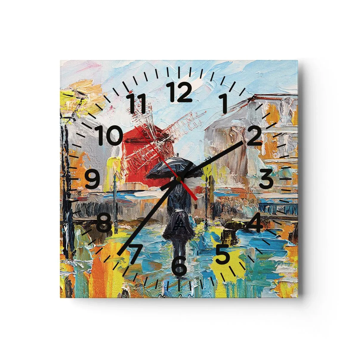 Horloge murale - Pendule murale - Légende parisienne - 30x30 cm