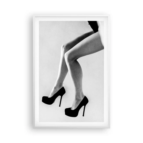 Affiche dans un cadre blanc - Poster - Féminité éternelle - 61x91 cm