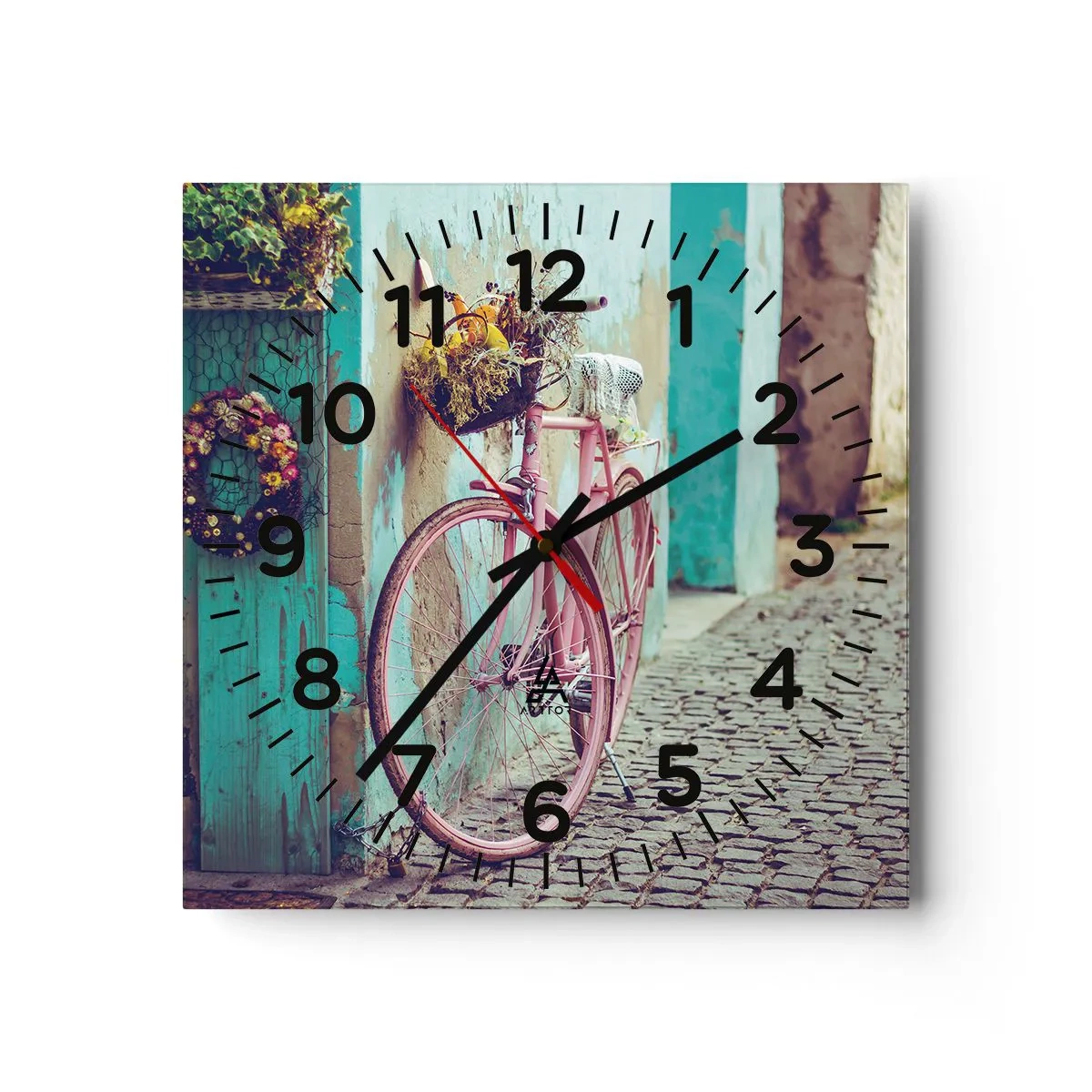 Horloge murale - Pendule murale - Je reviens tout de suite - 30x30 cm