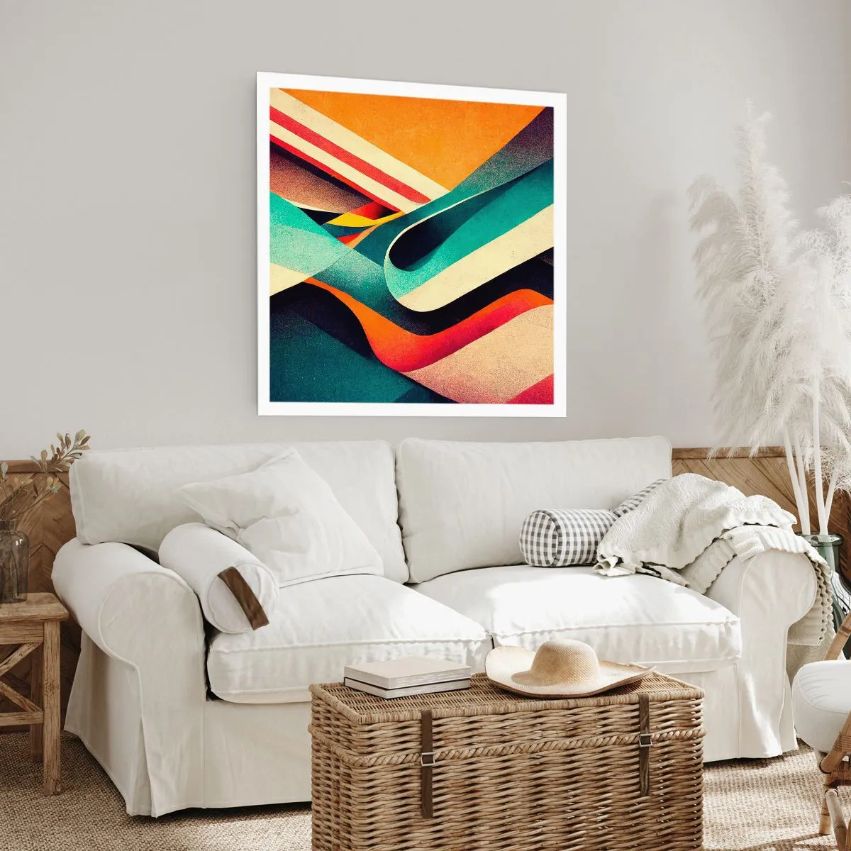 Affiche - Poster - Composition intense - 40x40 cm