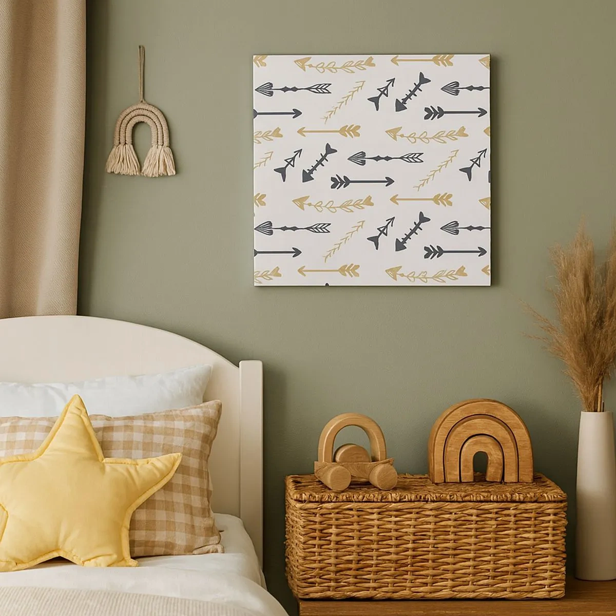 Impression sur toile - Image sur toile - Le rêve de l'archer - 30x30 cm