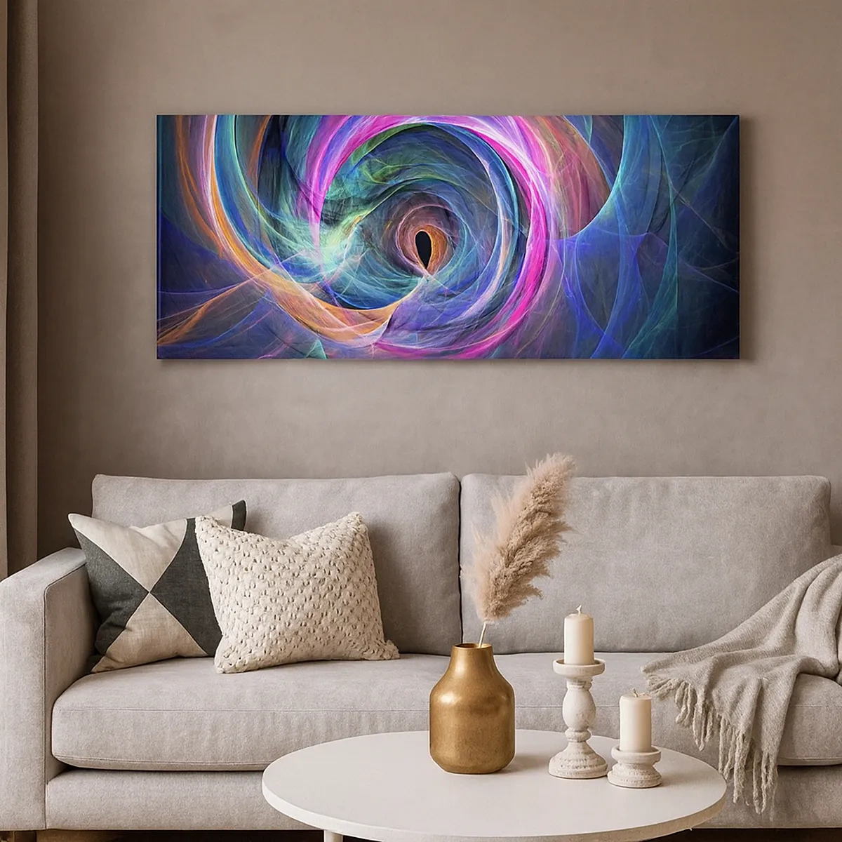 Impression sur toile - Image sur toile - Où m'emmènes-tu ? - 30x30 cm