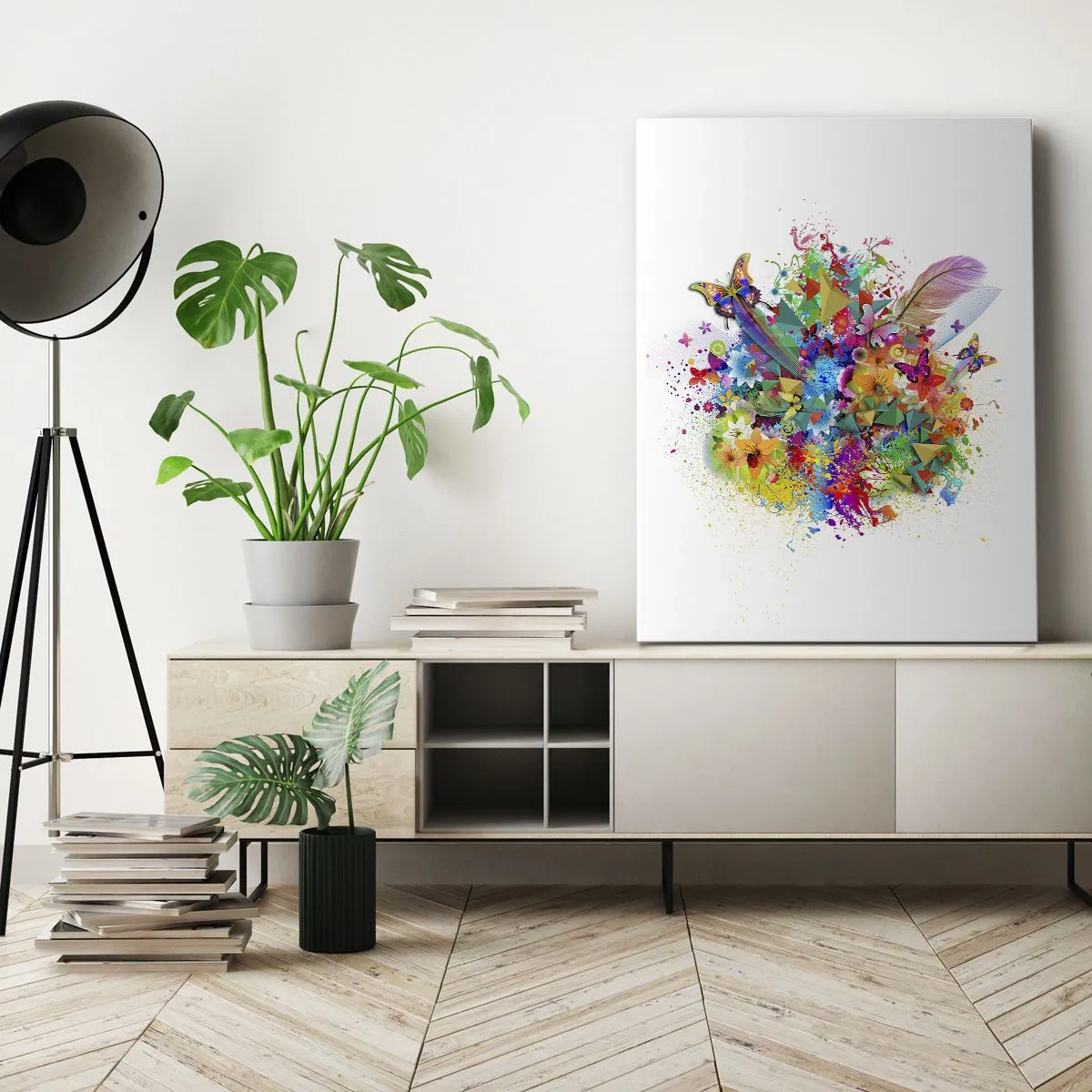 Impression sur toile - Image sur toile - Un bouquet de joie - 45x80 cm