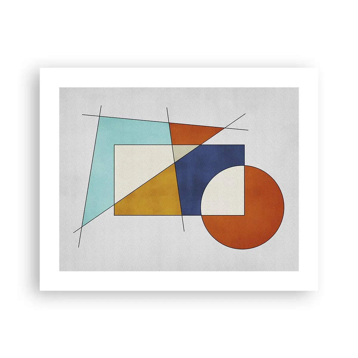 Affiche - Poster - Abstraction : plaisir moderniste - 50x40 cm