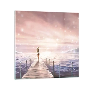 Impression sur verre - Image sur verre - A la lumière d'un rêve - 70x70 cm