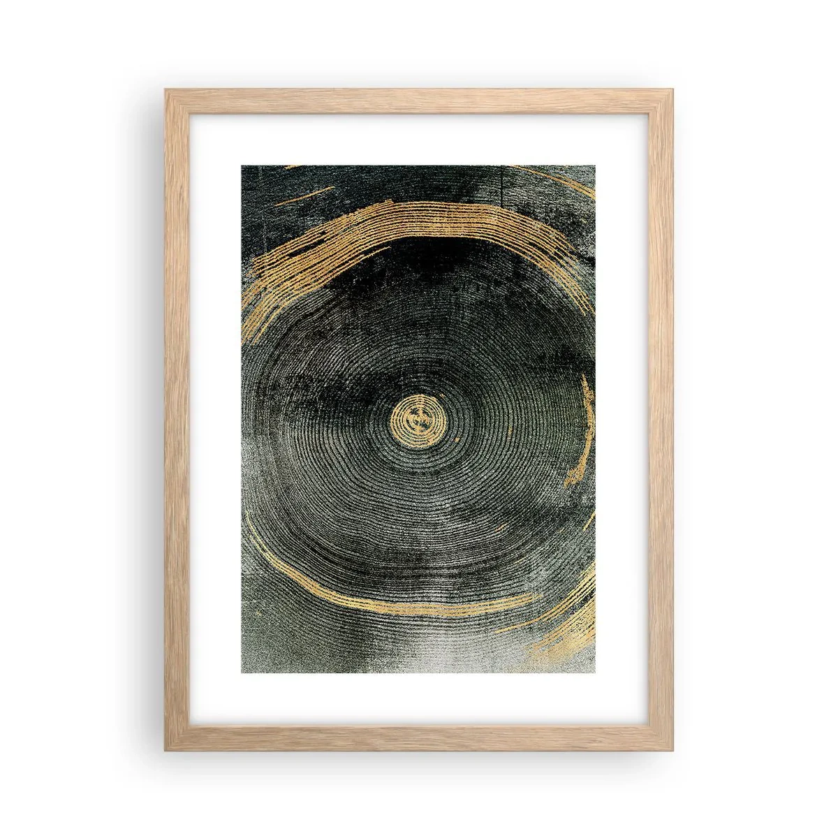 Affiche dans un chêne clair - Poster - Changement et persistance - 30x40 cm