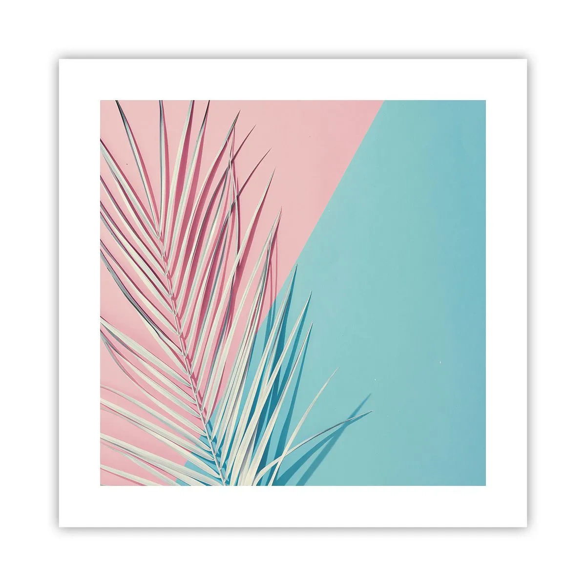 Affiche - Poster - Impression tropicale - 40x40 cm