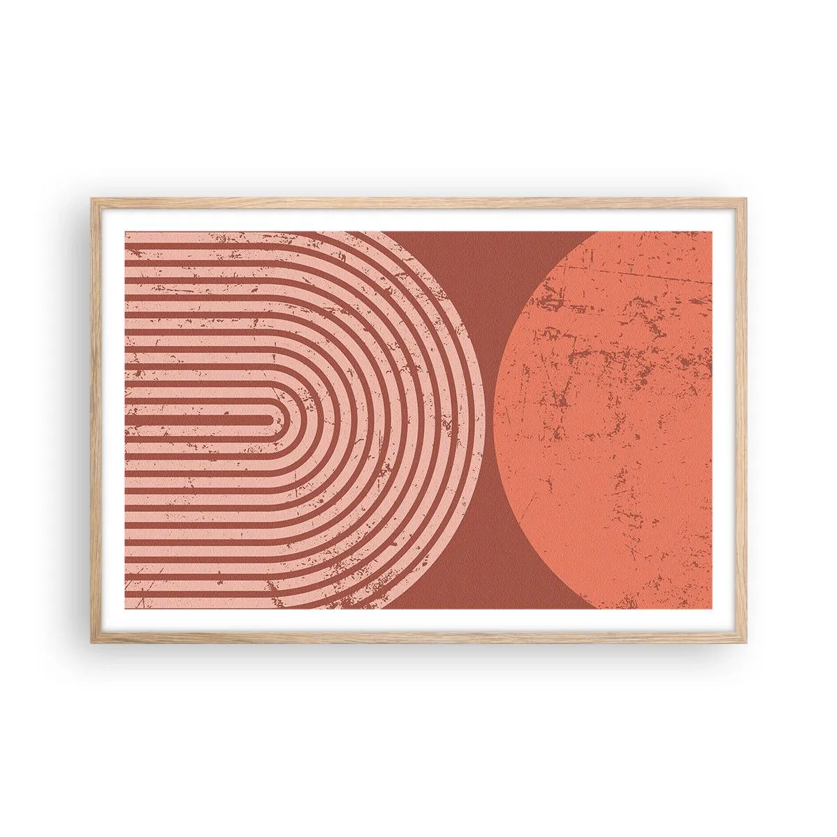 Affiche dans un chêne clair - Poster - Une relation proche - 91x61 cm