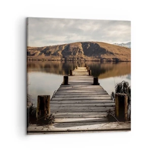 Impression sur toile - Image sur toile - Paysage silencieux - 60x60 cm