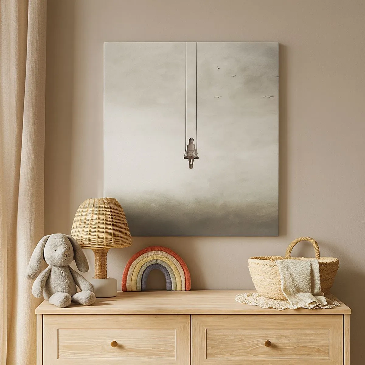 Impression sur toile - Image sur toile - Enfant en nous - 30x30 cm