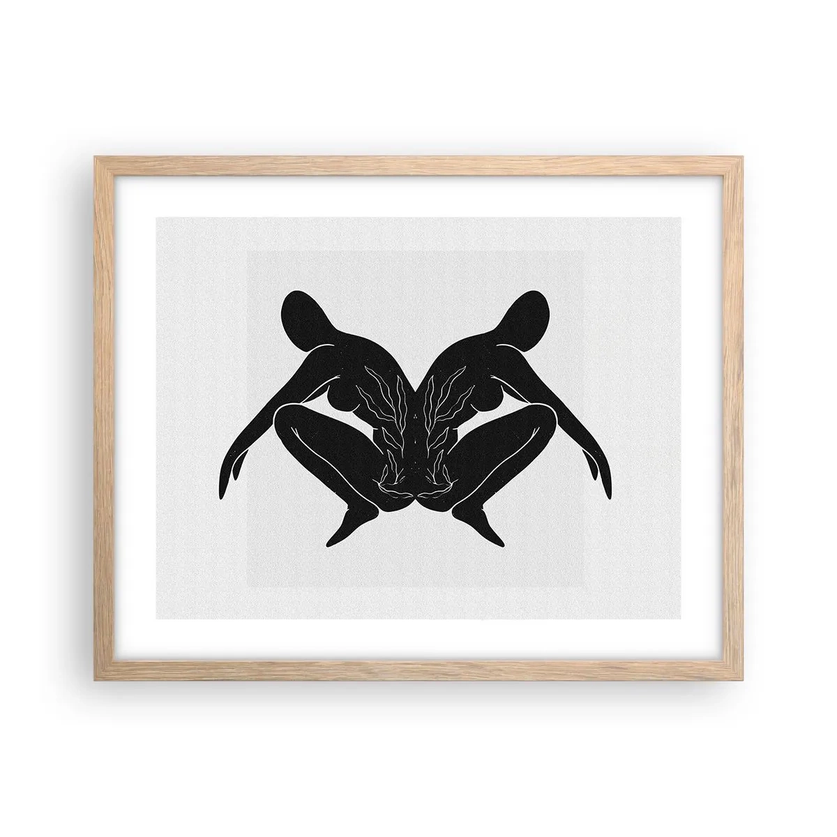 Affiche dans un chêne clair - Poster - Une âme commune - 50x40 cm