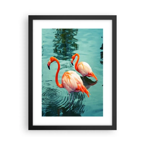 Affiche dans un cadre noir - Poster - Nous sommes à la mode maintenant - 30x40 cm