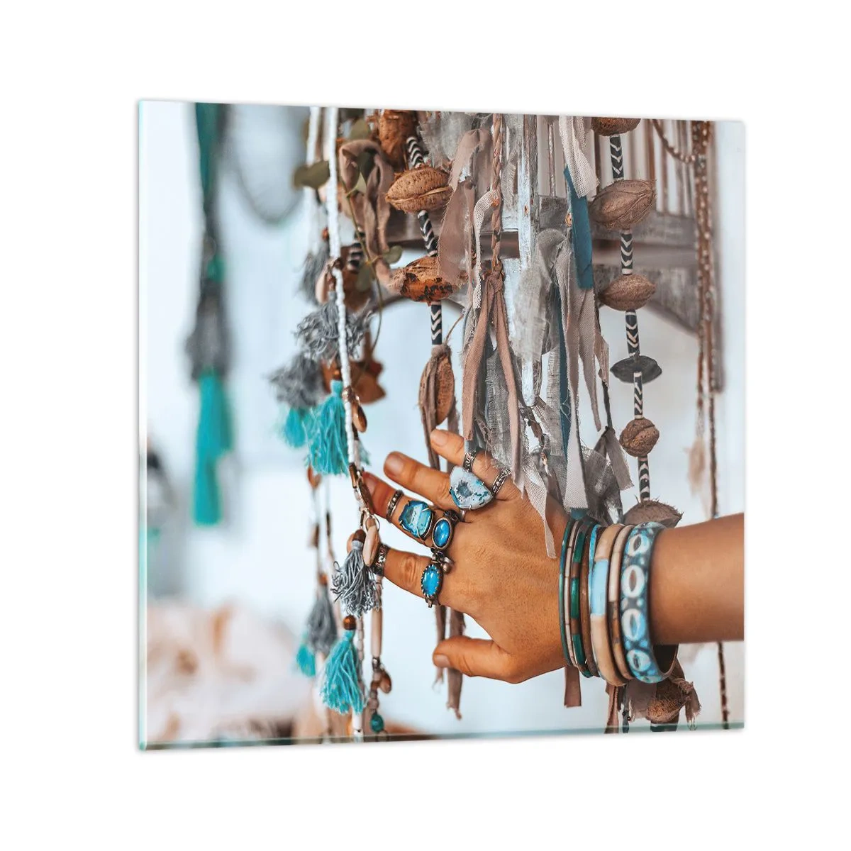 Impression sur verre - Image sur verre - Trésor local - 50x50 cm