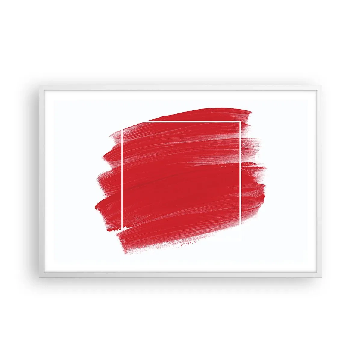 Affiche dans un cadre blanc - Poster - En dehors du cadre - 91x61 cm